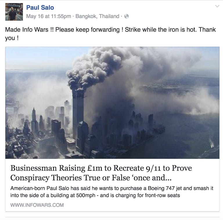 Indiegogo removes ghastly $1.5 million campaign to 'recreate' 9/11 ...