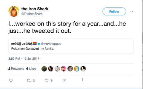 he just tweeted it out