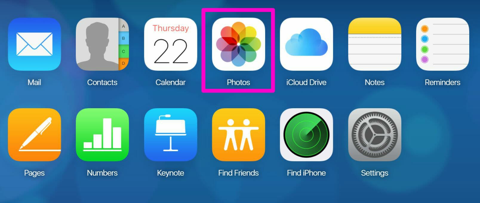 apple icloud icloud.com apps