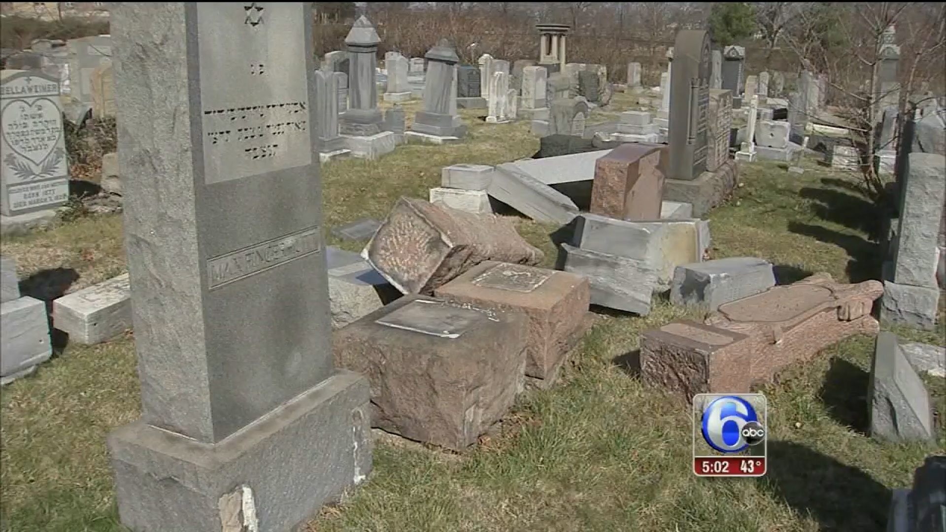 At Least 100 Headstones Vandalized At Jewish Cemetery In Philadelphia