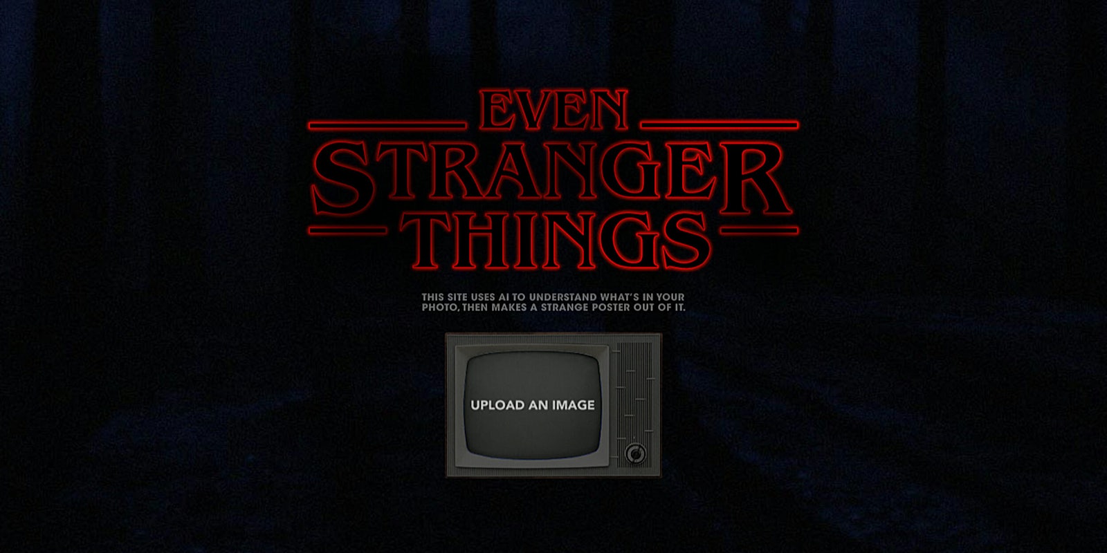 Even Stranger Things website