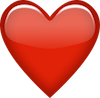 snapchat emojis: red heart emoji