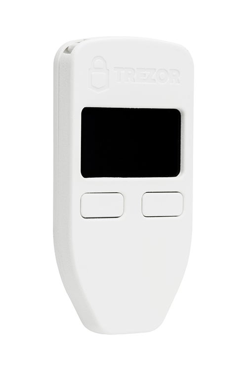 Trezor front view