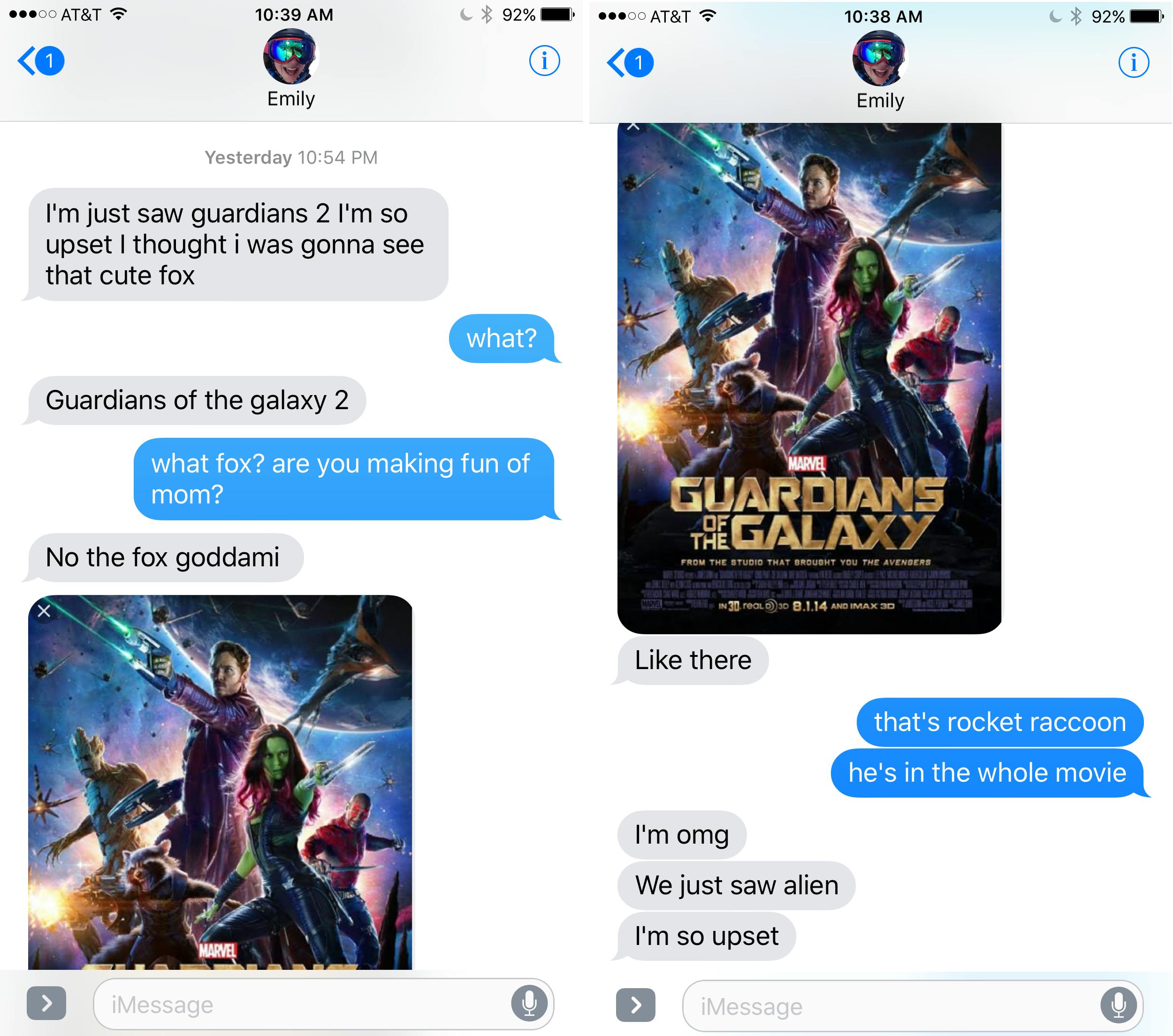 guardians alien texts