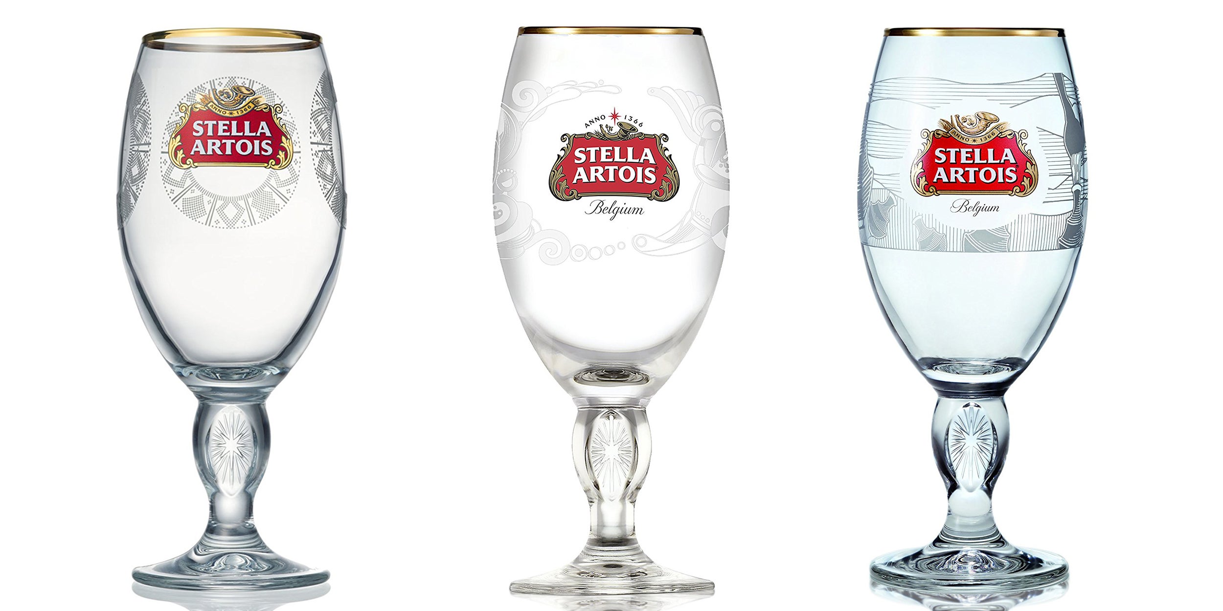 This Stella beer glass gives 5 years of clean water to women in need