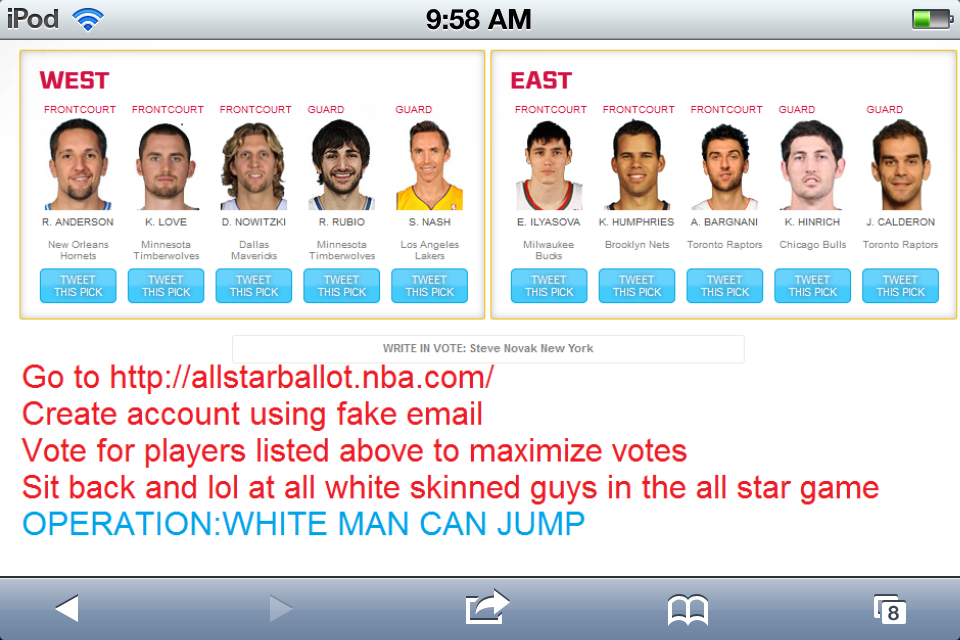4chan ruins NBA All-Star Game with racist voting - The Daily Dot