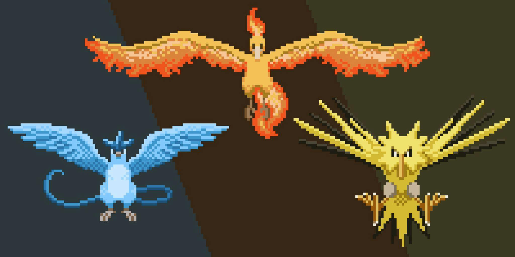 Zapdos or Moltres Kanto Region Legendary Birds for Pokemon Go