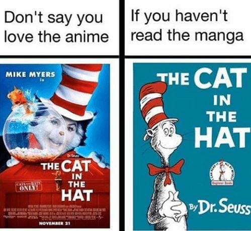don't say you love the anime if