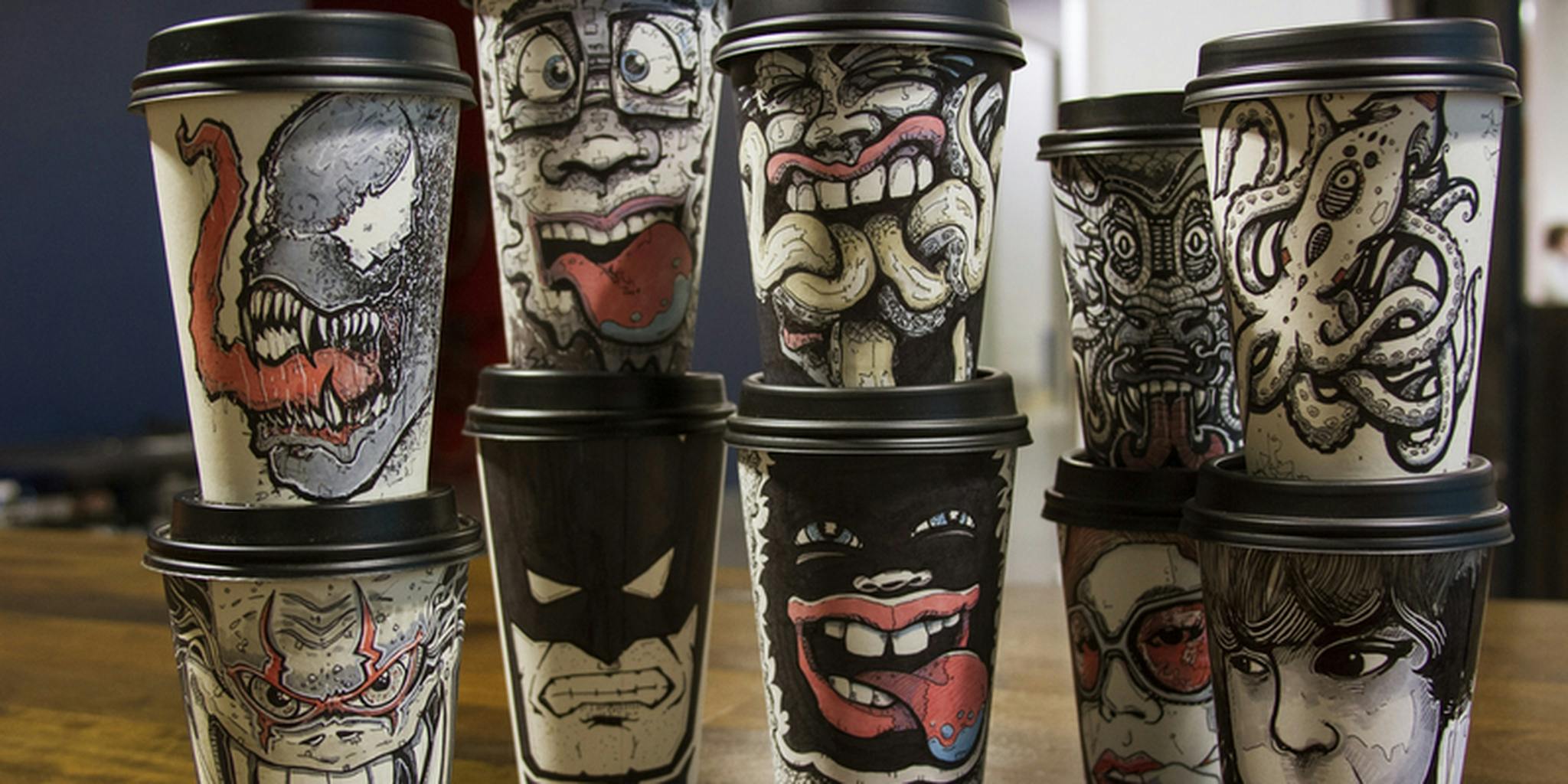 Креативные стаканчики для кофе