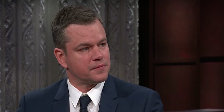 There's a petition to boot Matt Damon from 'Ocean's 8.'