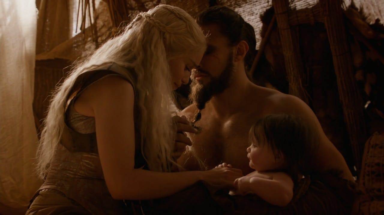 Daenerys, Drogo, and Rhaego—or is it?