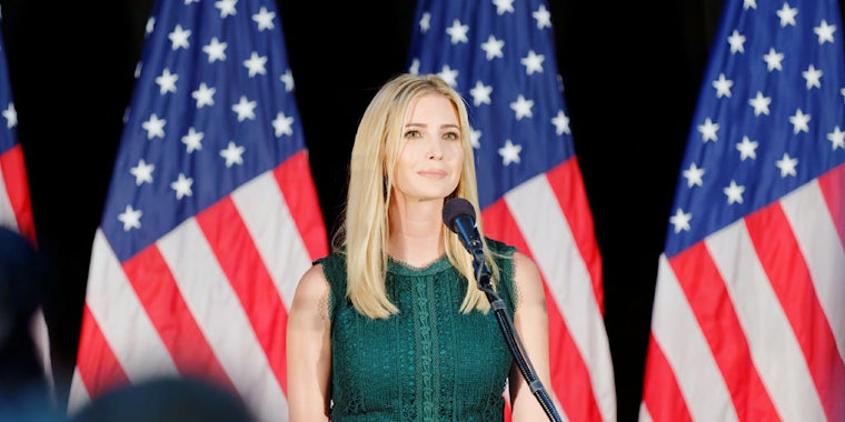 Ivanka Trump is being called out for standing with the TimesUp movement while staying silent on allegations against her father.