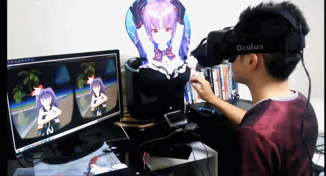 Of course a guy turned Oculus Rift into boob-grabbing