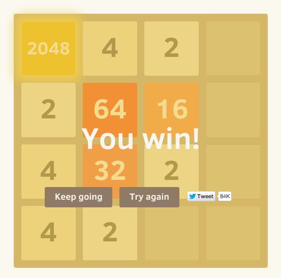 Win '2048' Game : Tips & Tricks / Demonstration 