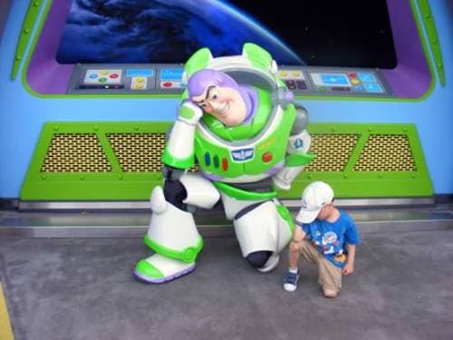 Buzz Lightyear Tebowing