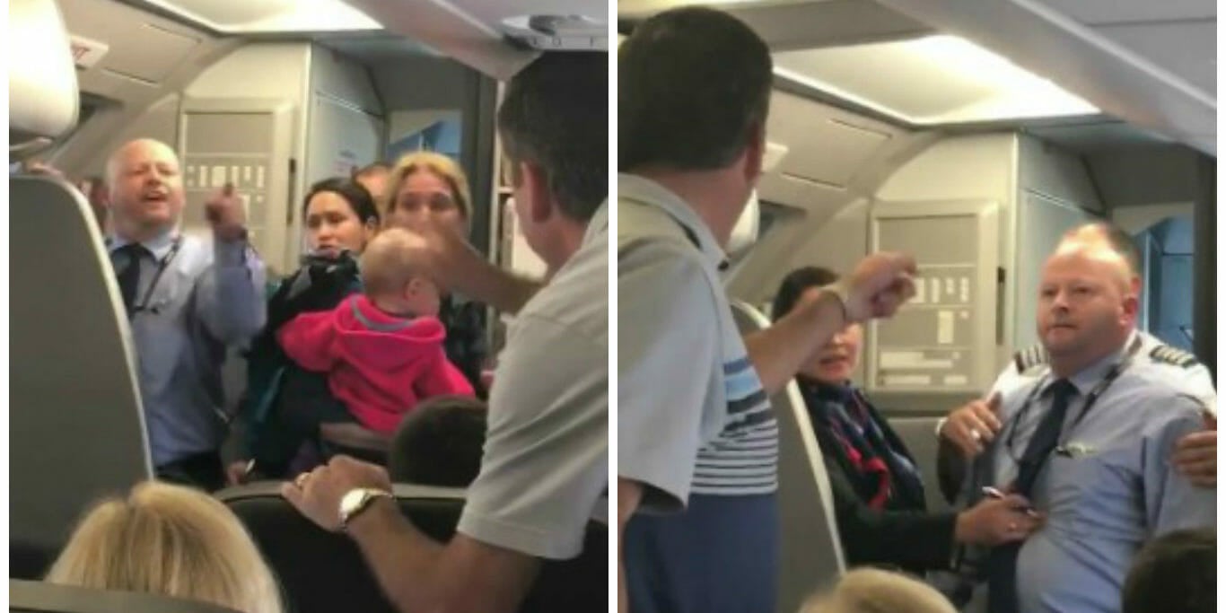 American Airlines Flight Attendant Nearly Comes To Blows With Passenger