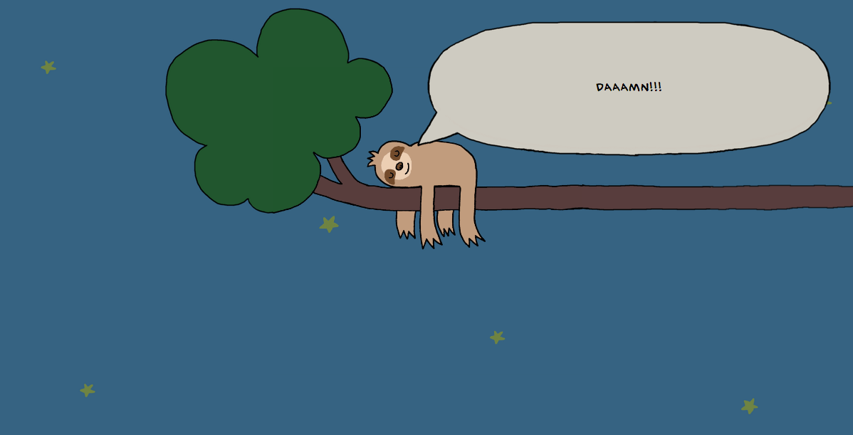 This animated sloth will tell you just what you need to hear to go to sleep - The Daily Dot This animated sloth will tell you just what you need to hear to go to sleep - The Daily Dot
