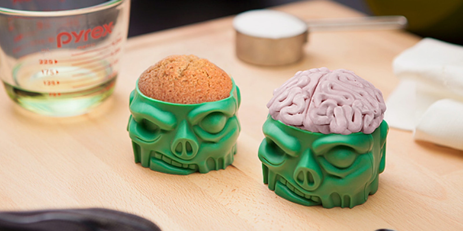 zombie baking cups