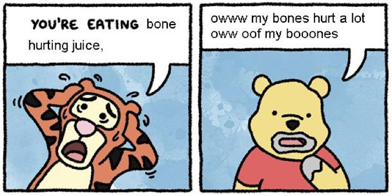 bone hurting juice pooh comic