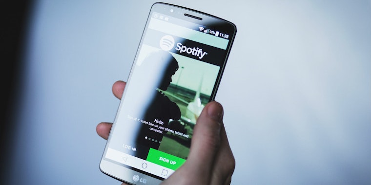 spotify music streaming app