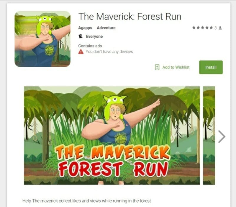 Logan Paul Maverick Forest Run game