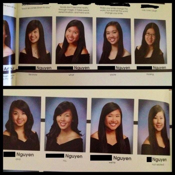 4 girls tired of the same racist question dropped a hilarious yearbook quote  - The Daily Dot