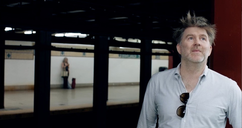 James Murphy in subway