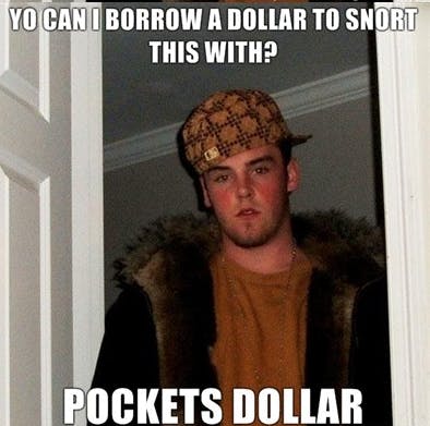 scumbag steve meme