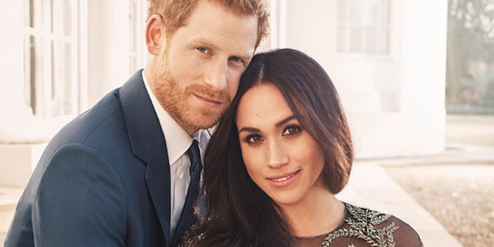 Prince Harry and Meghan Markles engagement photo.