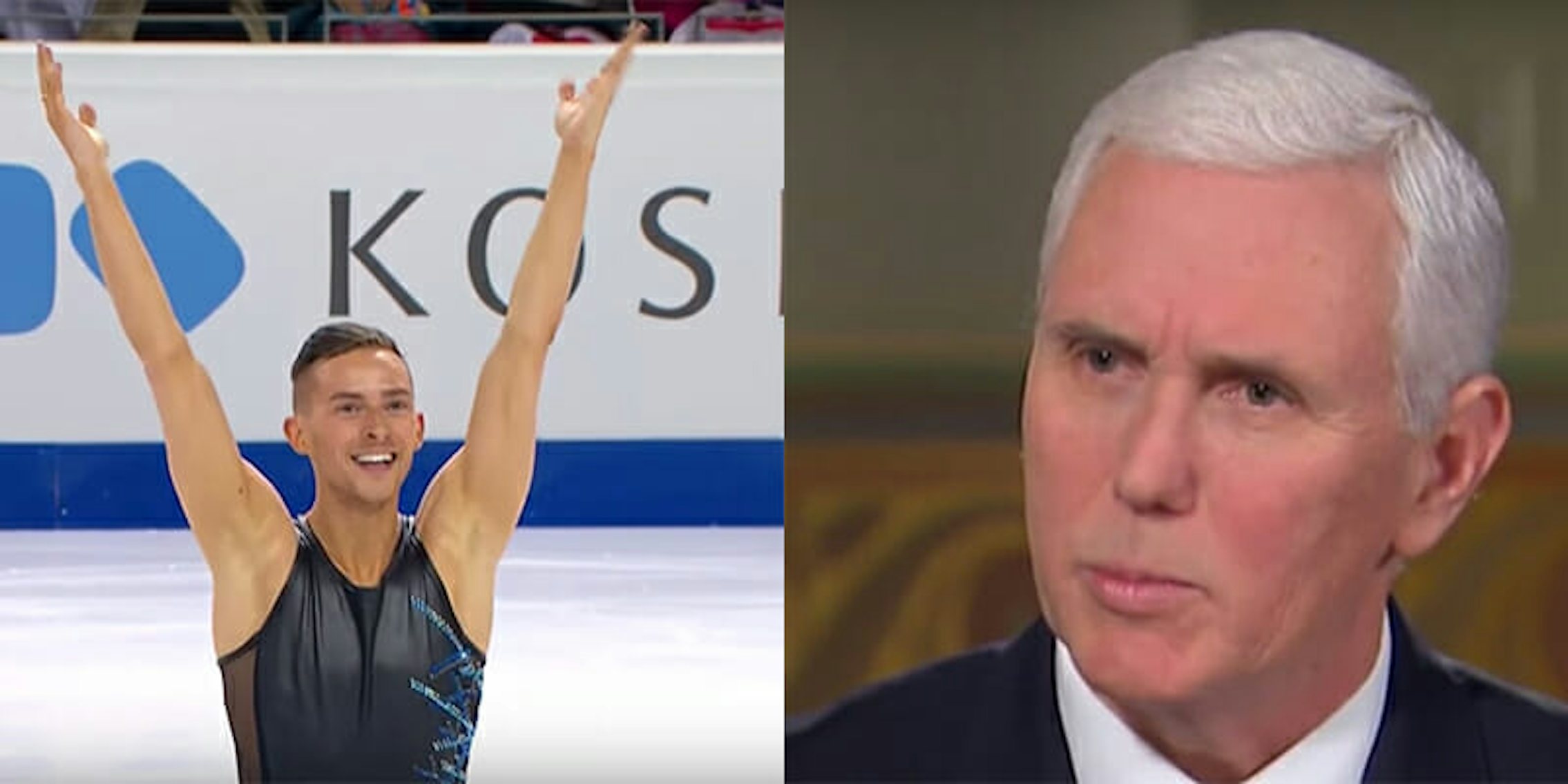 Adam Rippon, an openly gay Olympic figure skater, reportedly refused to meet with Vice President Mike Pence.