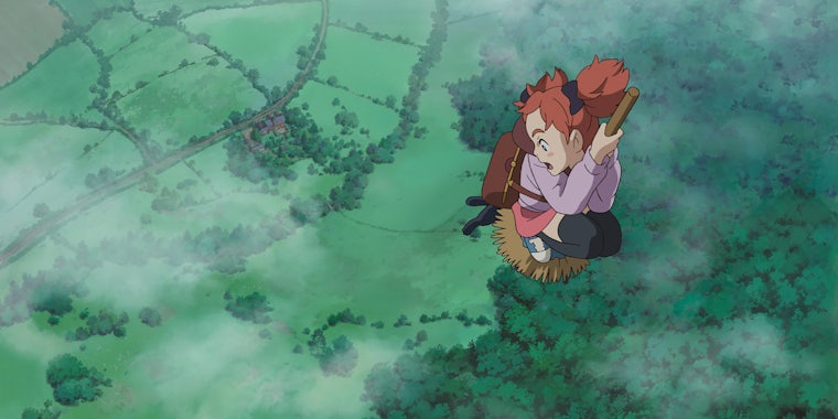 mary and the witch's flower broom