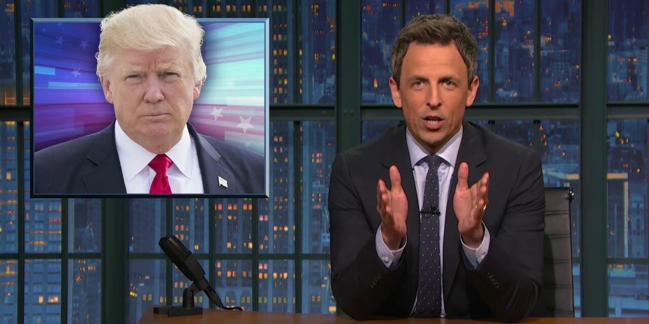 Watch: Seth Meyers Highlights Anything He Can Find From Trump's First ...