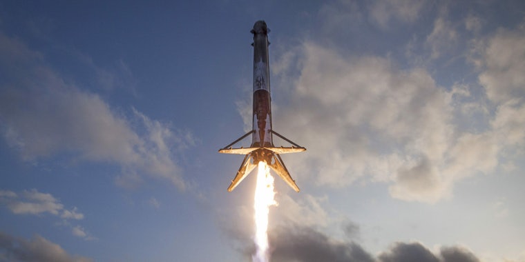 spacex recycled reused rocket falcon 9