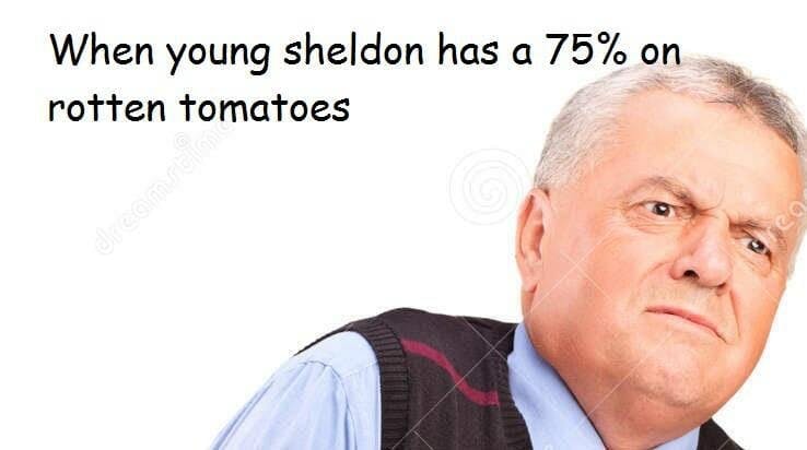 young sheldon rotten tomatoes meme