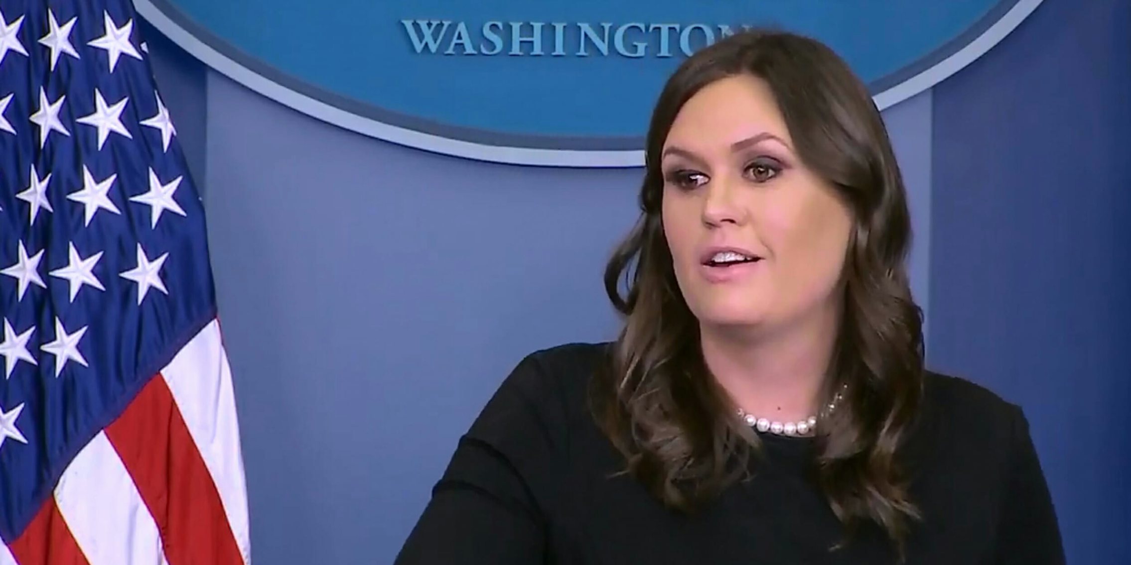 White House Press Secretary Sarah Huckabee Sanders claimed she was barred service from a Virginia restaurant because of her affiliation with the Trump administration.