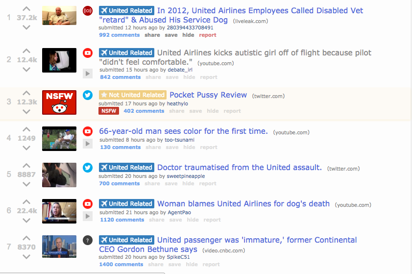 reddit videos united takeover: list of posts bashing united