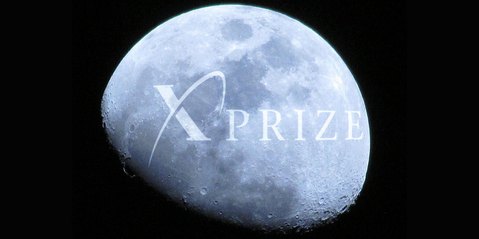 Moon with Xprize logo