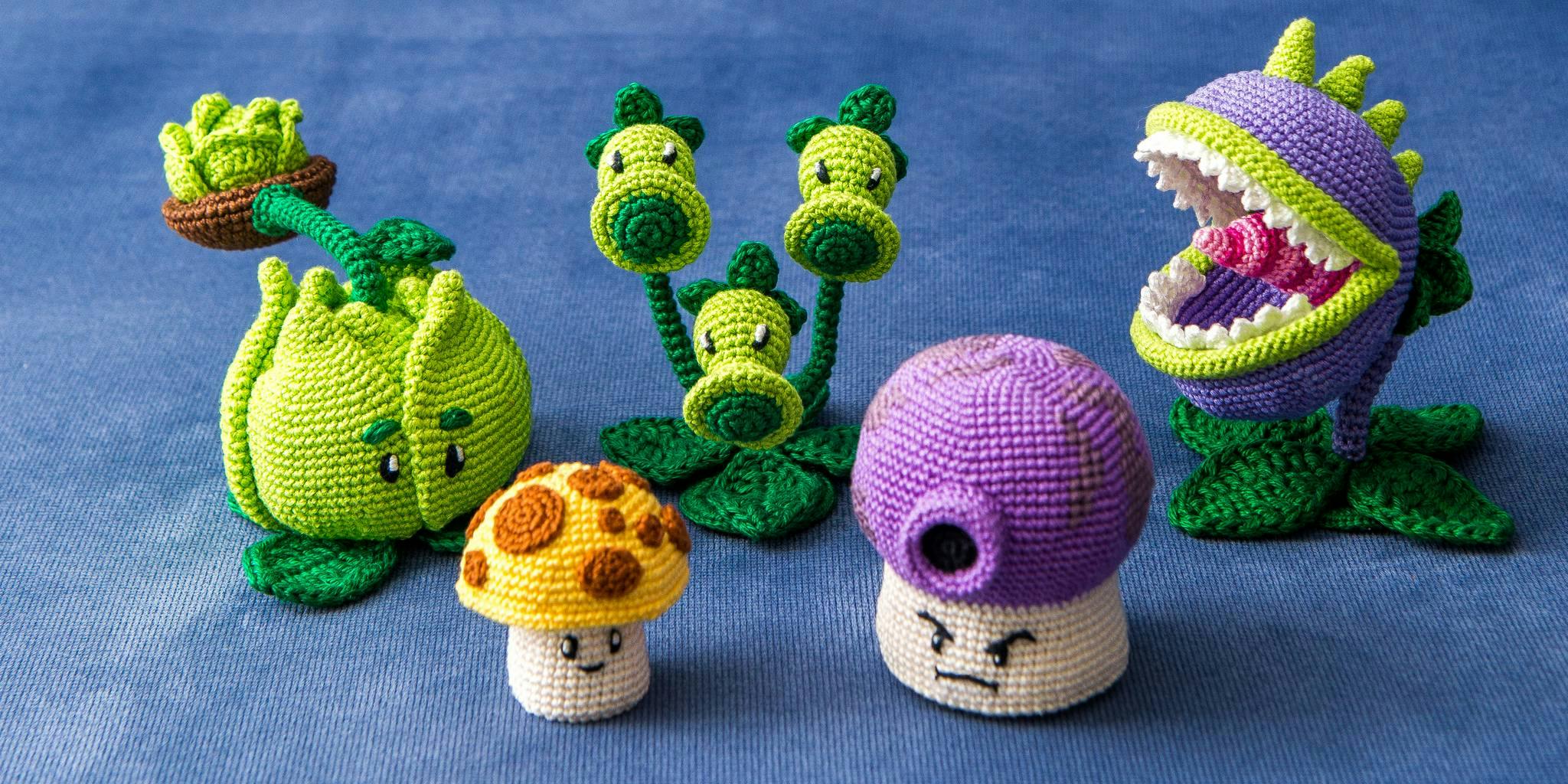 Musings of an Average Mom: Plants vs. Zombies Free Crochet Patterns