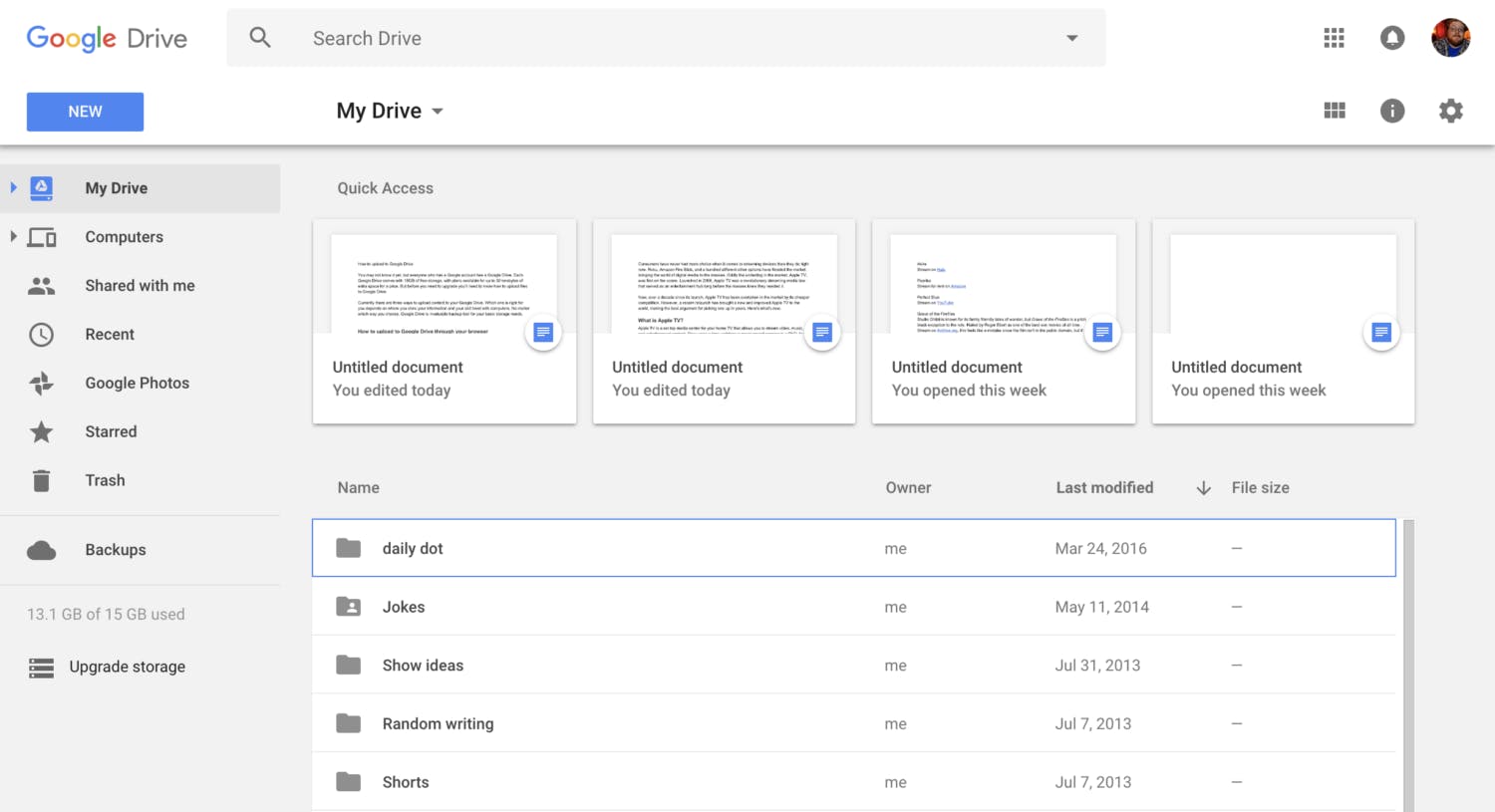 How to upload files to Google Drive from your browser