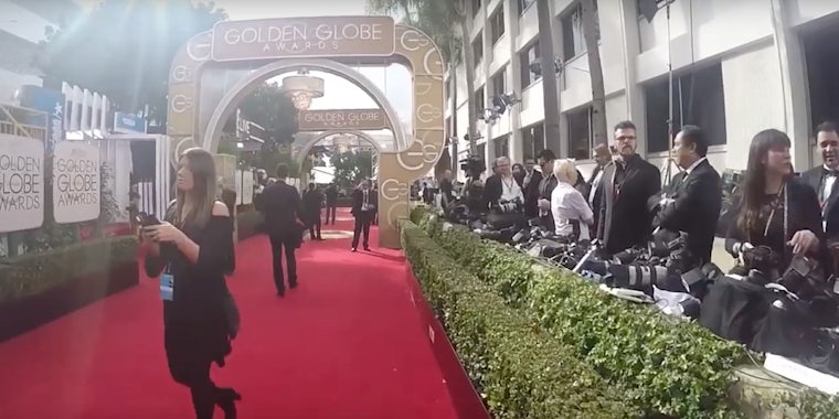 Women are wearing black to the Golden Globes to protest sexual harassment in the industry.