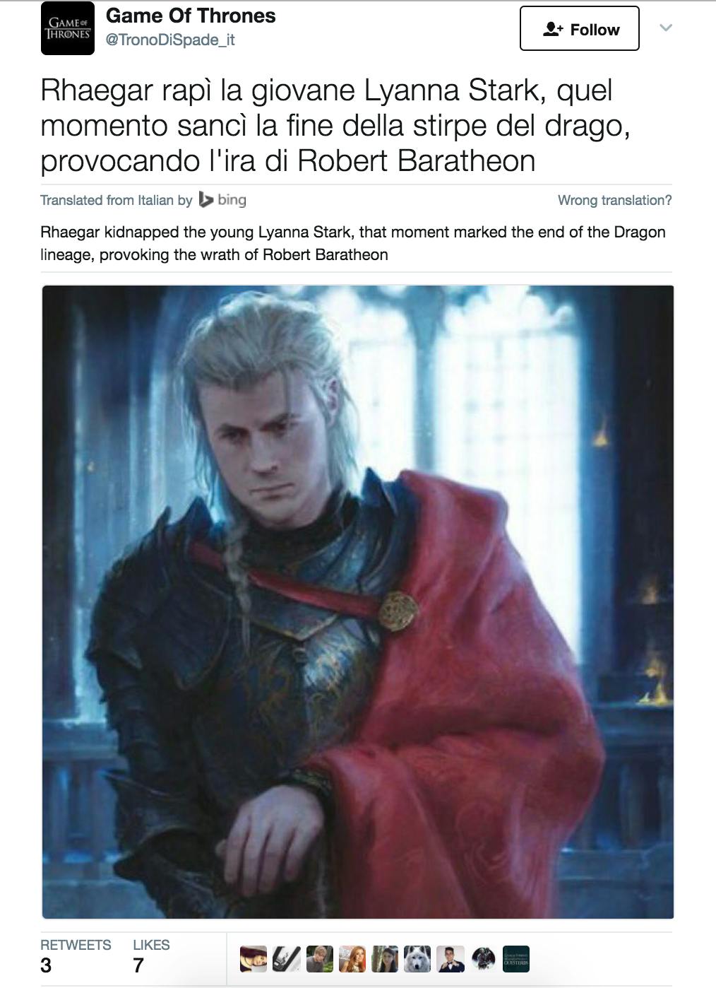 Rhaegar Targaryen