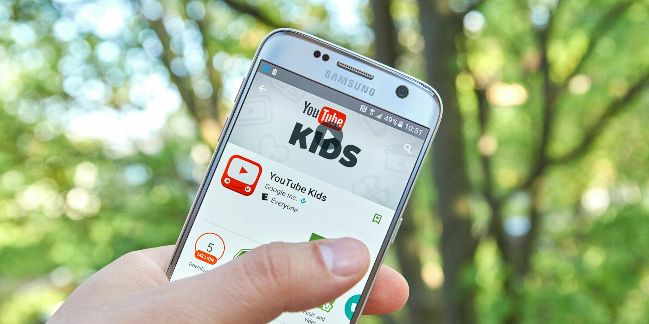 youtube kids app on android