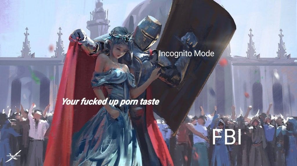 fbi porn knight princess meme