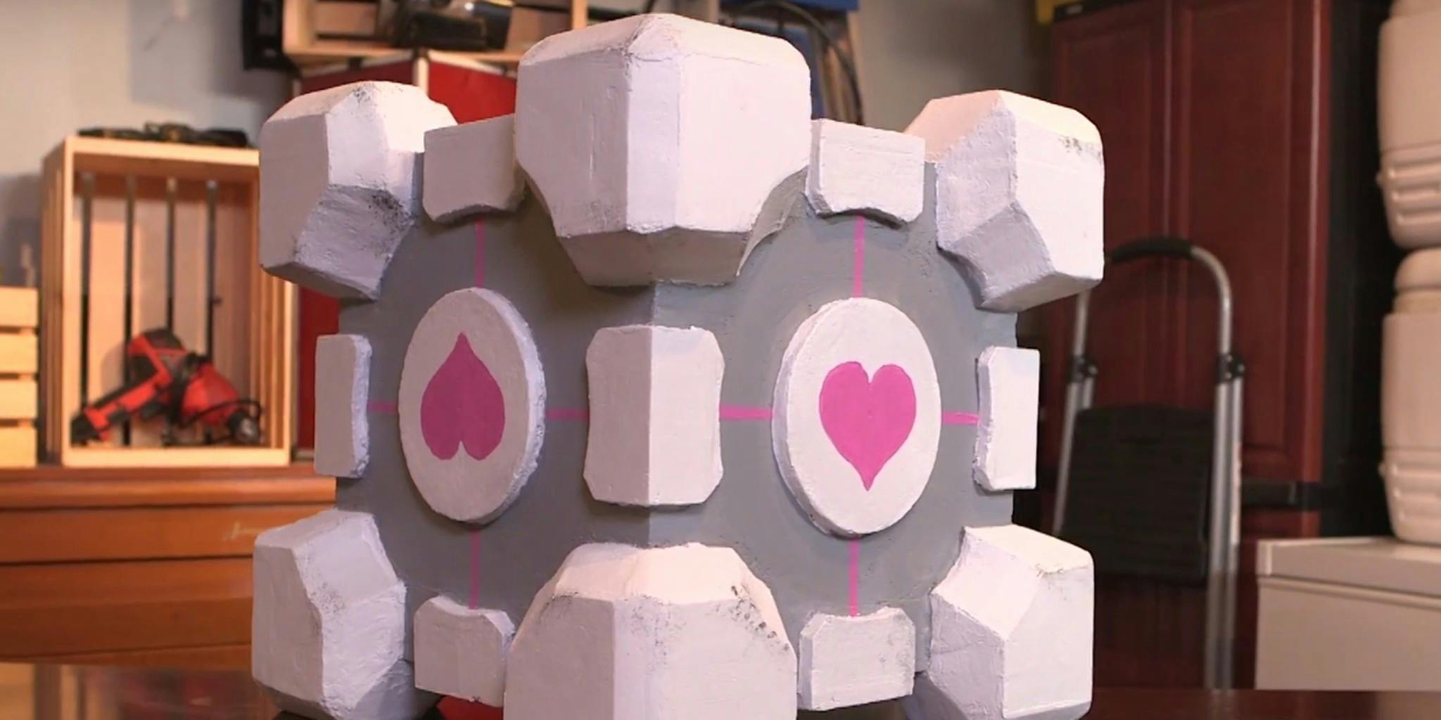 Here's how to build your own 'Portal' companion cube for less than $50