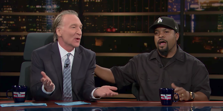 Ice Cube and Bill Maher