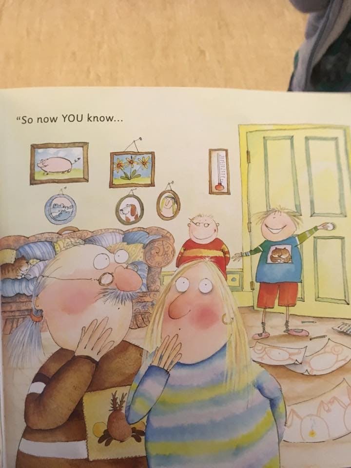 A page from the children's sex education book 