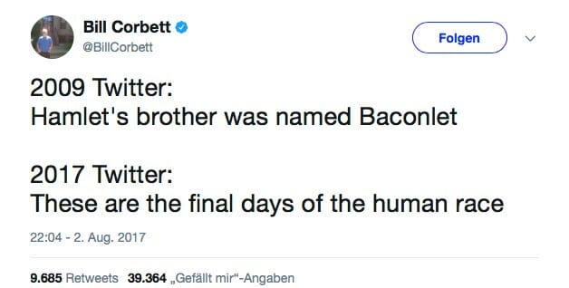 bill corbett baconlet tweet