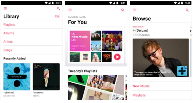 best music play for android : apple music