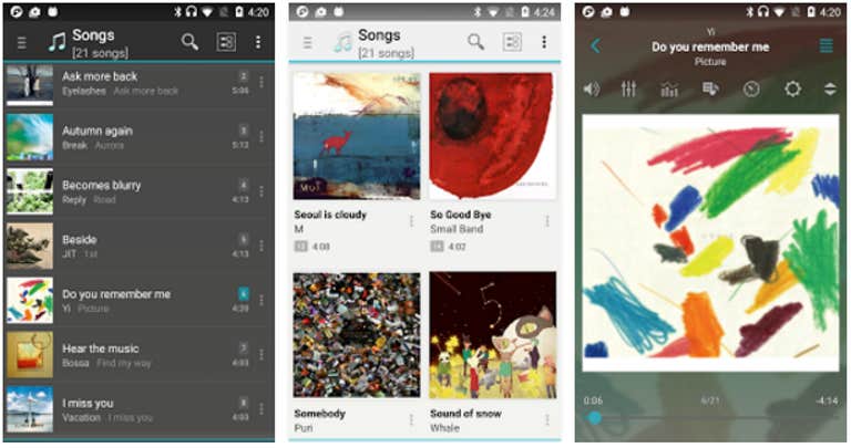 Android music player: jetAudio