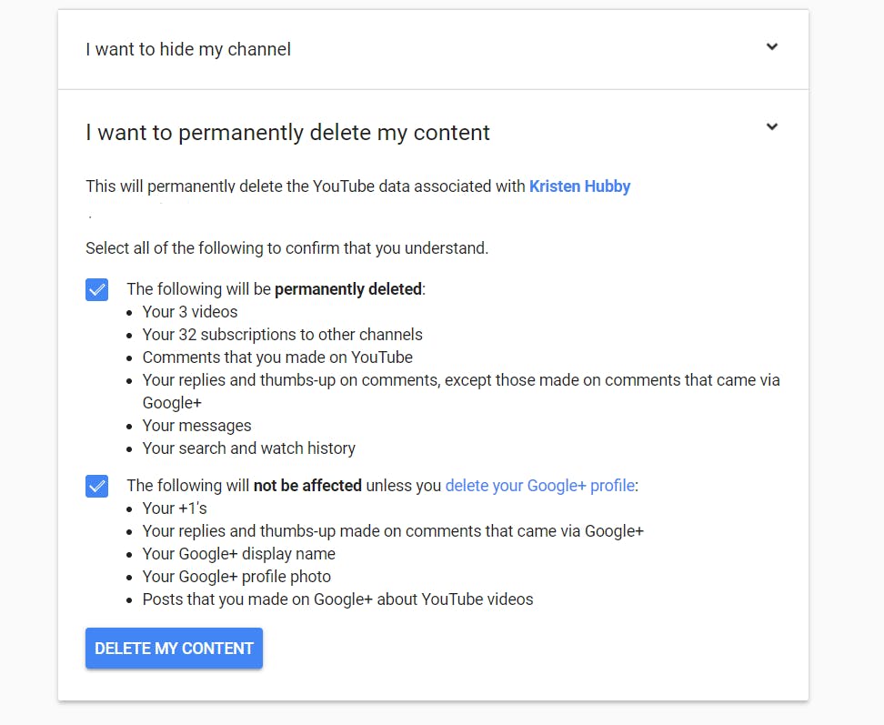 Here's how to delete your YouTube account